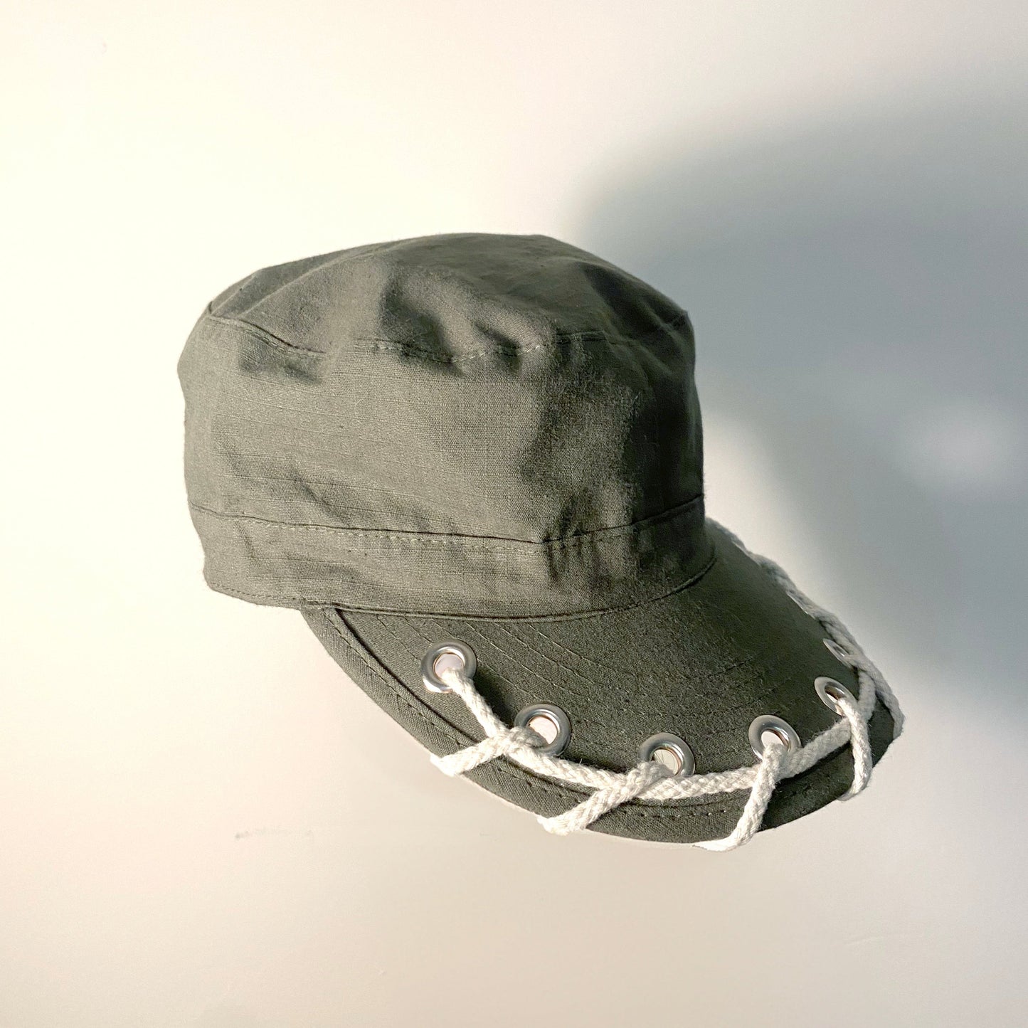 WOVEN HOLES PATROL CAP - KHAKI