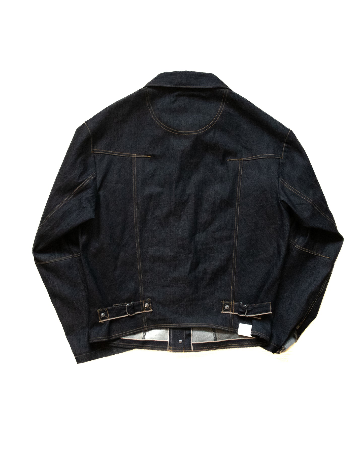 SCAR RAW DENIM JACKET - INDIGO