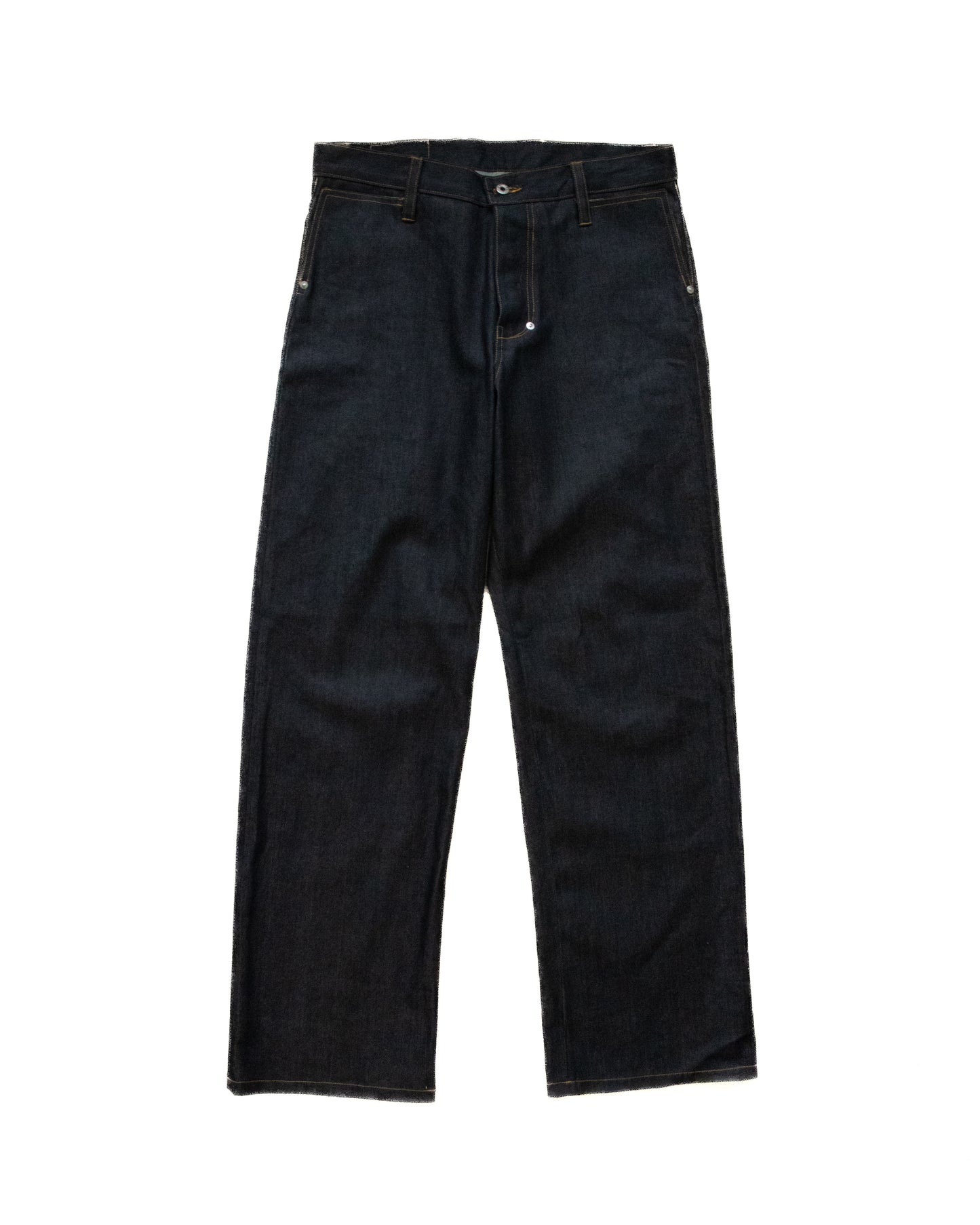 SCAR RAW DENIM TROUSERS