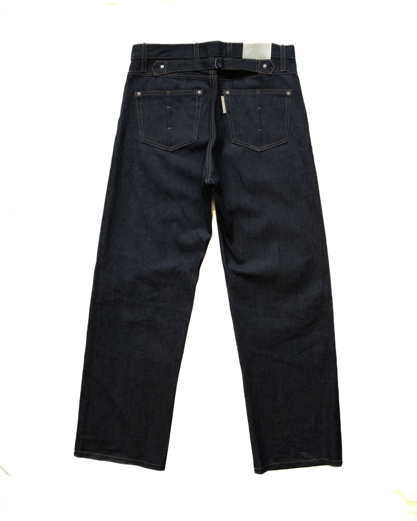SCAR RAW DENIM TROUSERS