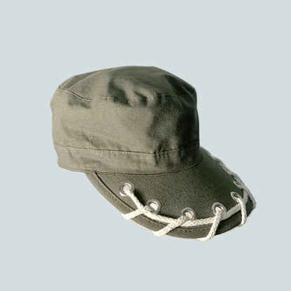 WOVEN HOLES PATROL CAP - KHAKI