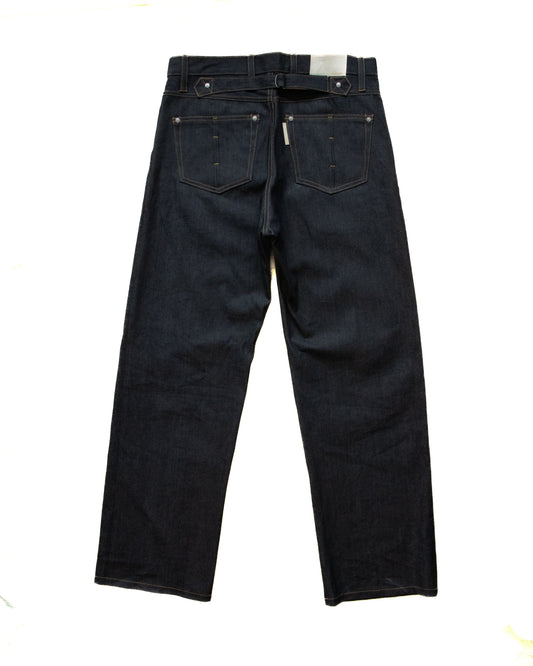 SCAR RAW DENIM TROUSERS