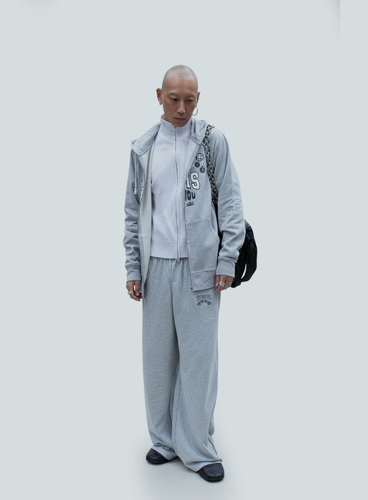 EMBROIDERED TRACKSUIT JOGGERS