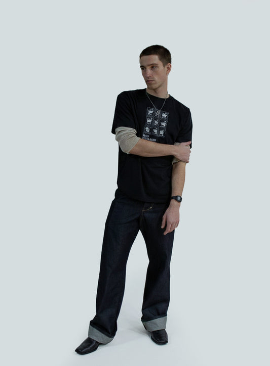 A BIT MUCH T-SHIRT BLACK