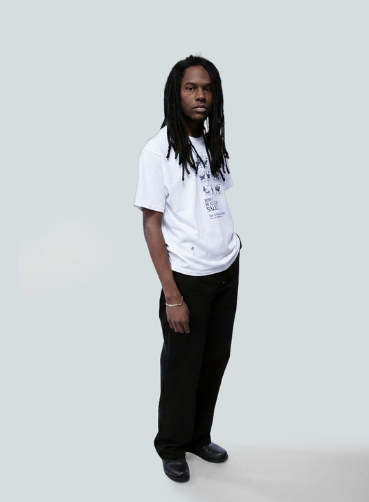 A BIT MUCH T-SHIRT - WHITE