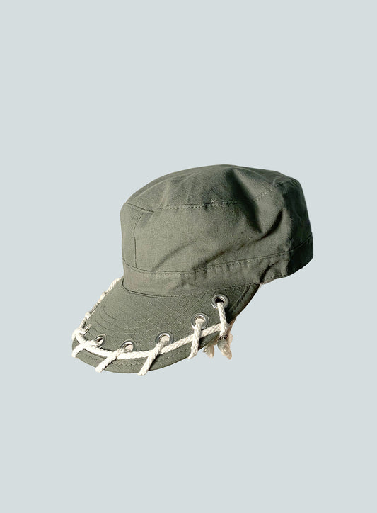 WOVEN HOLES PATROL CAP - KHAKI